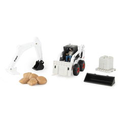 Image of 1:32 Bobcat Skid Steer Construction Set