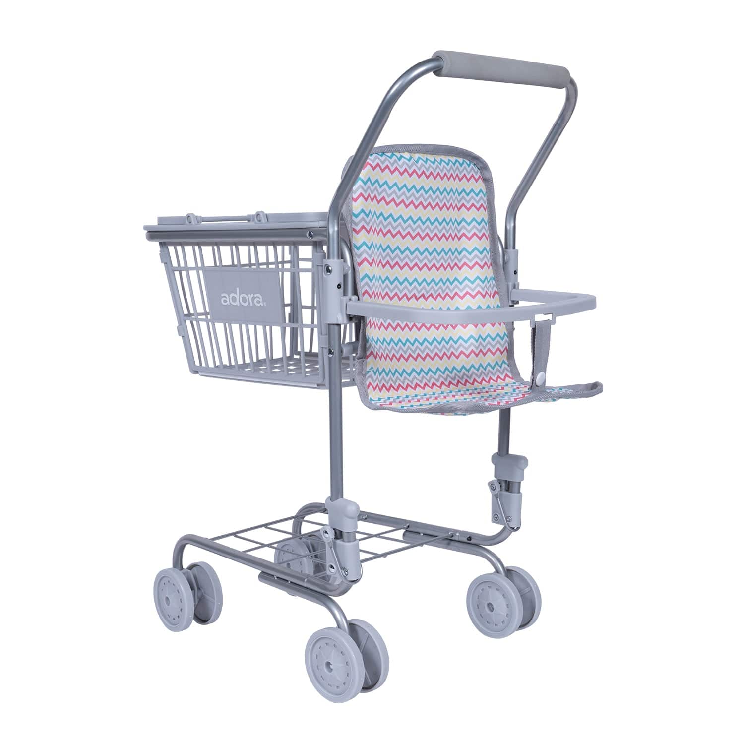 Image of Zig Zag Rainbow Shopping Cart 24″