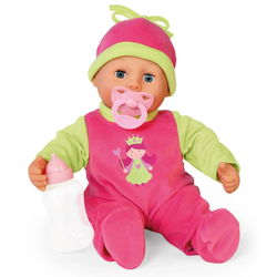 Image of First Words Baby – Princess 15″ w/ Pacifier & Bottle