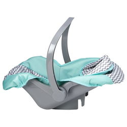 Image of Zig Zag Car Seat Carrier (Grey Handle)