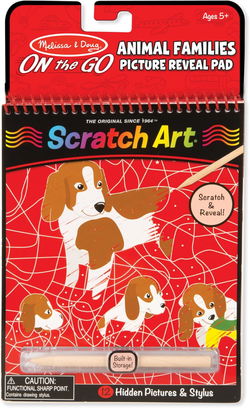 Image of Scratch Art – Animal Families
