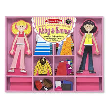 Image of Abby & Emma  Wooden Magnetic Dress-Up Play Set