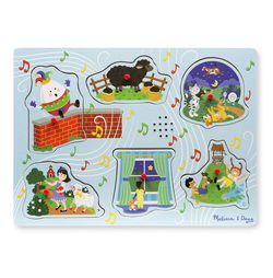 Image of Sing-Along Nursery Rhymes Sound Puzzle -Blue #2 –