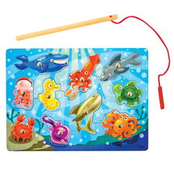 Image of Fishing Magnetic Puzzle Game – 10 Pieces