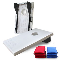 Image of All Weather Corntoss Game – White,  33″x22″ Easy Carry