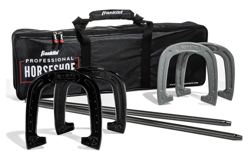 Image of Horseshoes Professional Forged Steel Set, 23.5″ Steel Stake