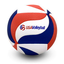 Image of RWSO Molten USA Flistastec Volleyball Blue/Red