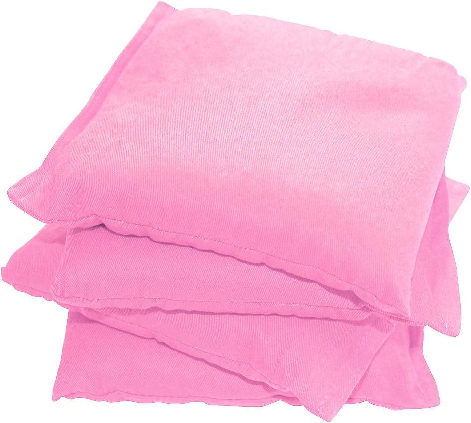 Image of Corntoss Bean Bags – Set of 4 – Pink 6″x6″