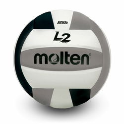 Image of Molten L2 Volleyball Black/Silver