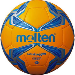 Image of Soccer Ball TPU Cover Orange/ Blue