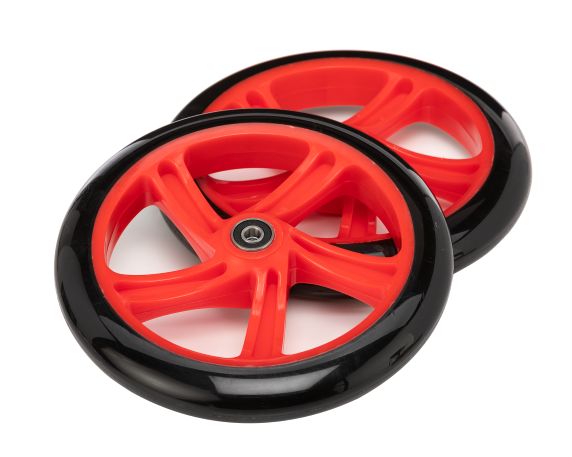 Image of Scooter Wheels A5 Lux 200mm Red (2 pcs)