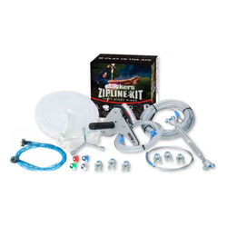 Image of Slackers 100′ Zipline Kit w/ Spring Brake – Night Riderz – Missing Seat & Rope