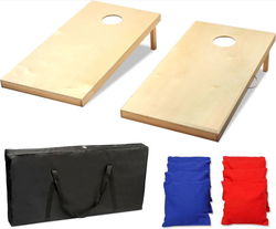 Image of Traditional Wood Corn Hole Toss Game 24’x48′