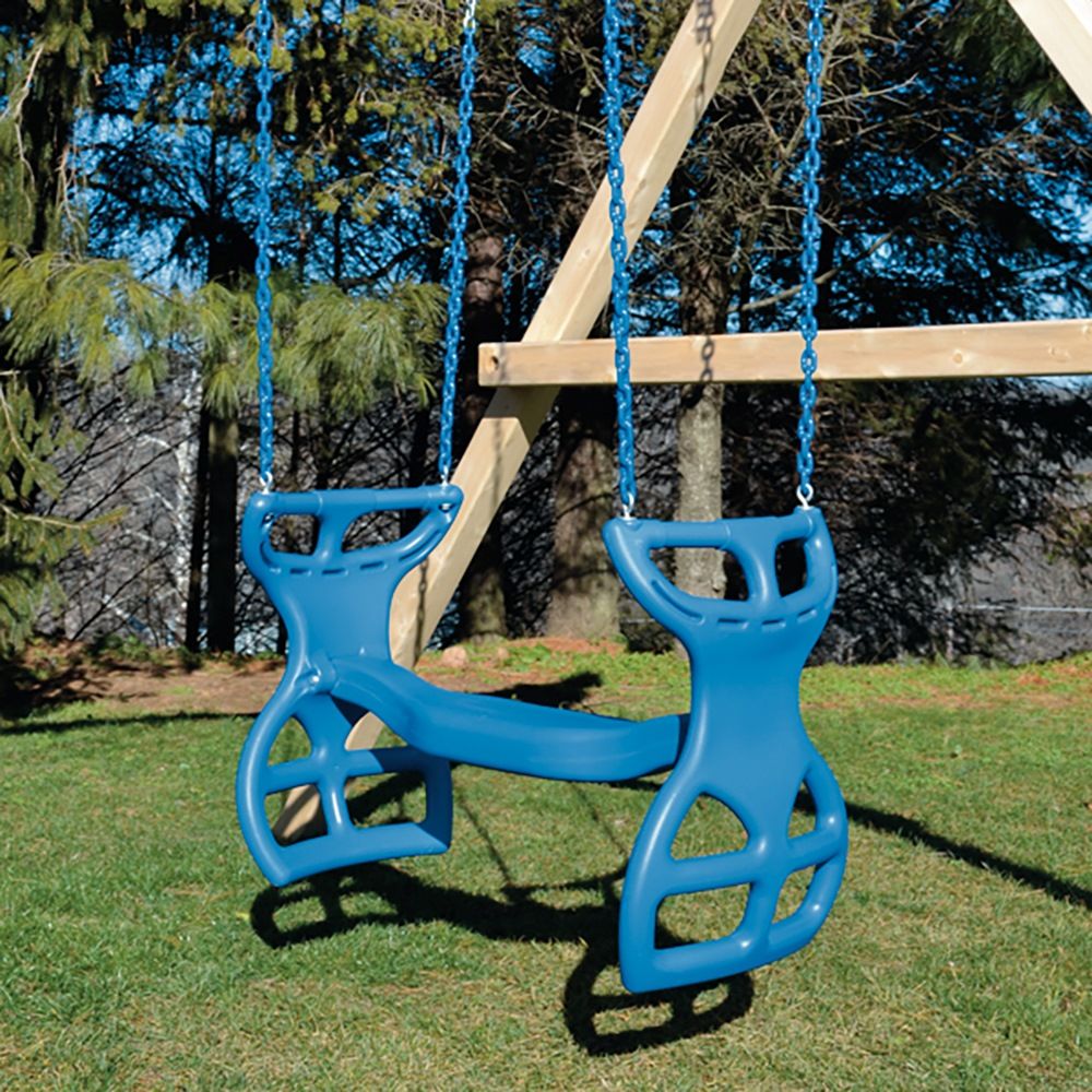 Image of Back to Back Glider Swing Blue