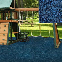 Image of Playground Recycled Rubber Mulch Ocean Blue 72.5-75 cu ft