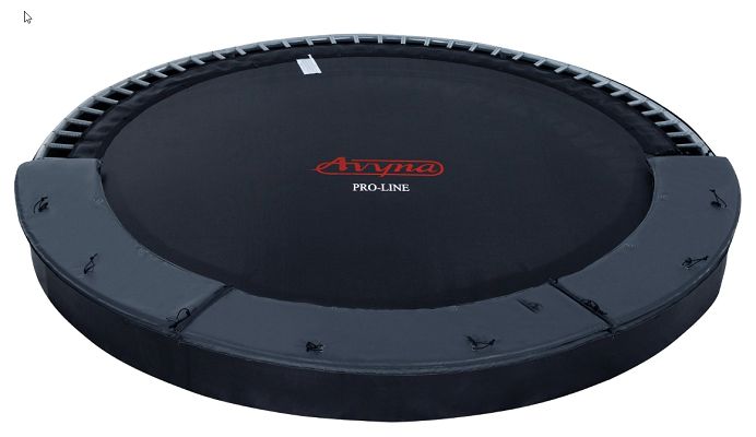 Image of Avyna 14′ Flat Level Trampoline – Grey